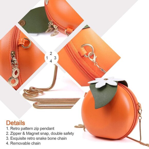 Women Girls Fashion Fruit Shoulder Purse Crossbody Bags - Picture 7 of 7